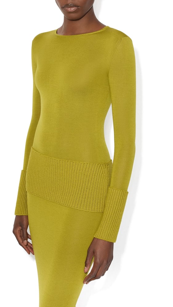 ROBE BODYCON EN MAILLE MÉRINOS