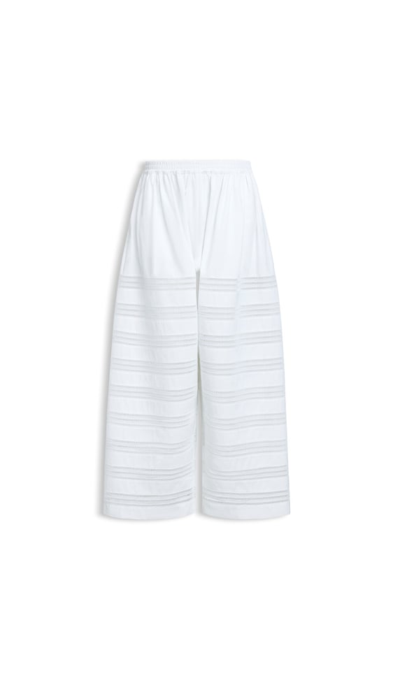 PANTALON ROND EN POPELINE DE COTON