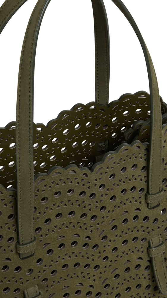 SAC MINA 25 EN NUBUCK VIENNE PERFORÉ