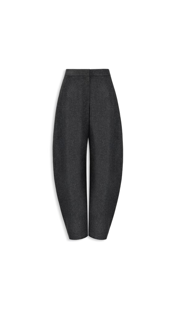 PANTALON TAILLEUR ROND EN LAINE LÉGÈRE