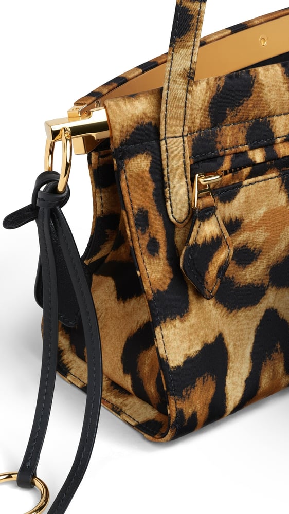 SAC LE CLICK EAST WEST MEDIUM EN TOILE IMPRIMÉE