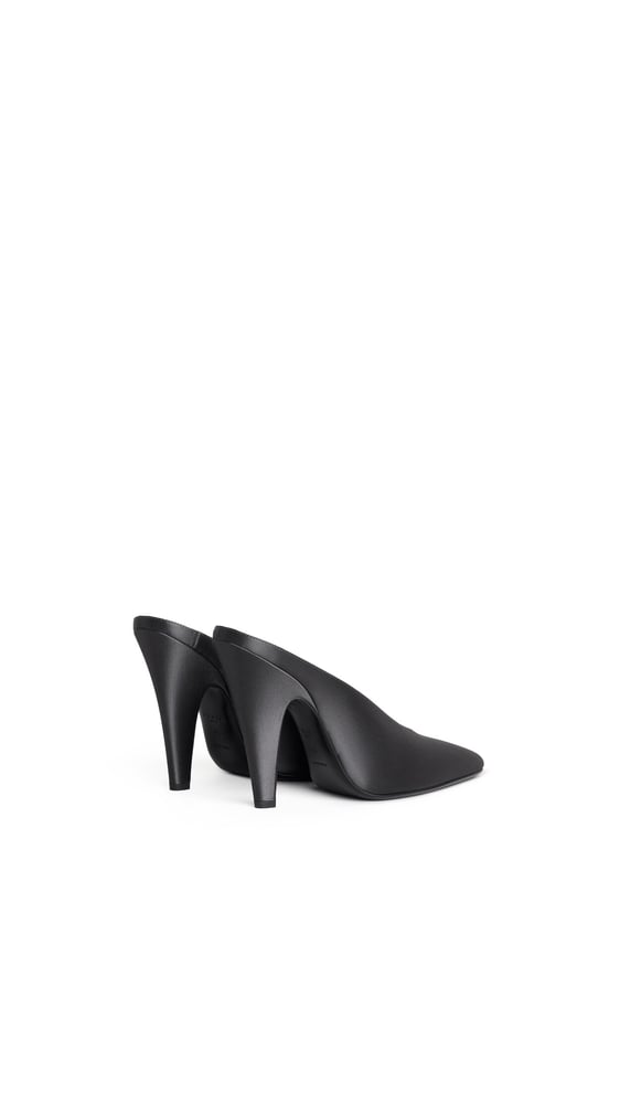 MULES CONE EN SATIN