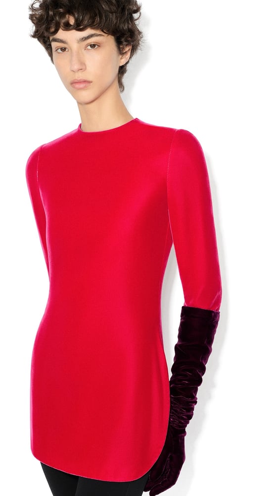 MINI ROBE EN VELOURS