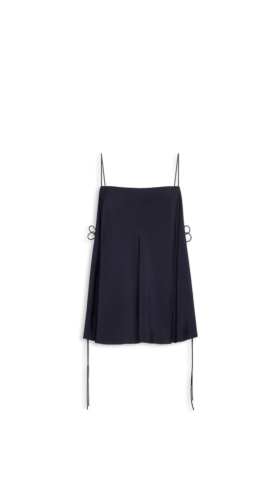 BLOUSE NOUÉE EN CADY