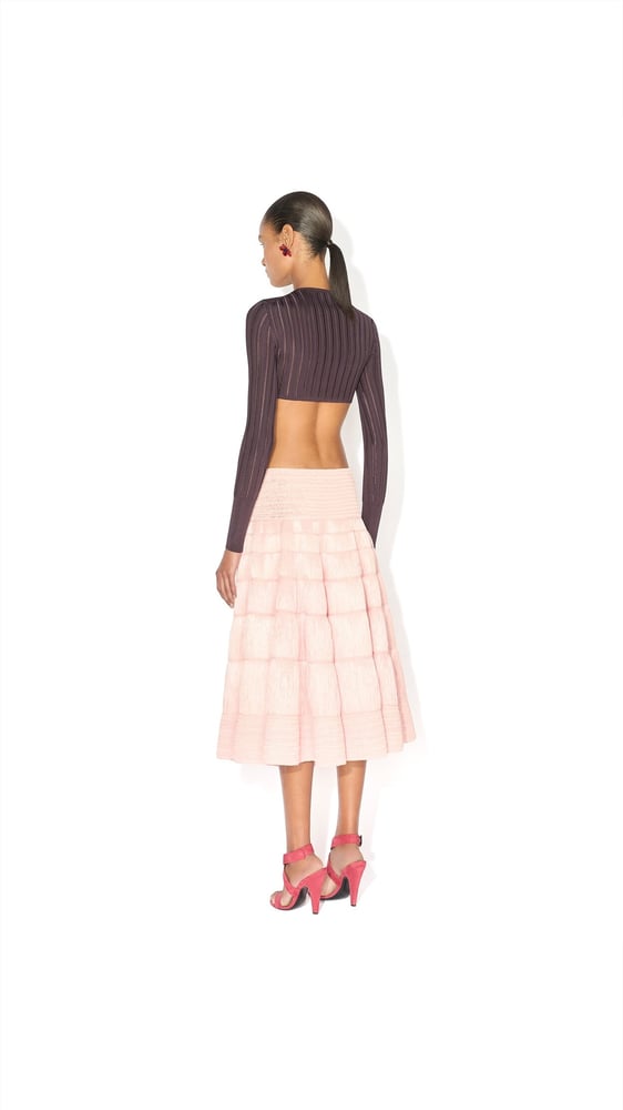 CARDIGAN EN CRINOLINE BRILLANTE