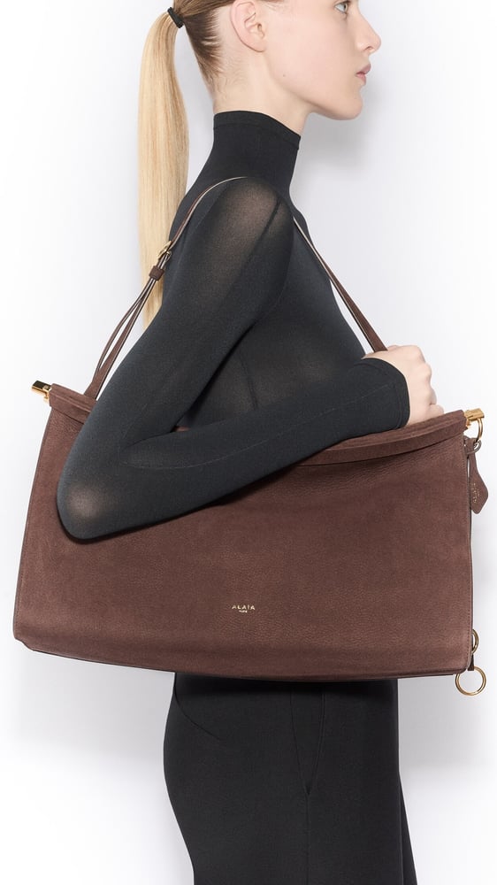SAC LE CLICK EAST WEST LARGE EN NUBUCK