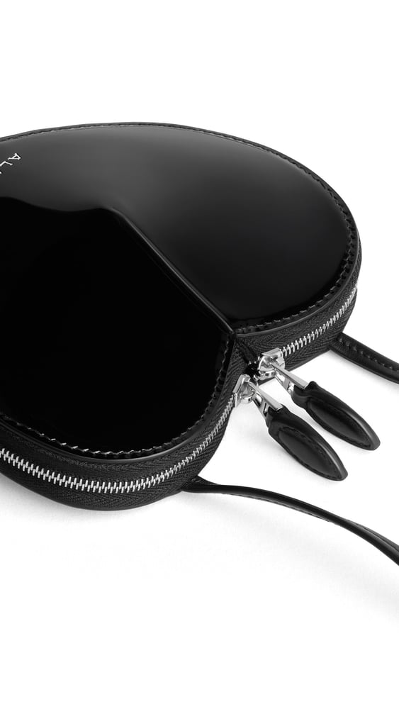 SAC LE COEUR SMALL EN CUIR VERNI