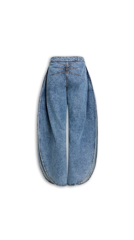 PANTALON PÉTALE EN DENIM