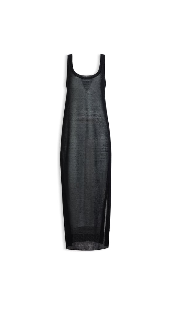 ROBE DÉBARDEUR EN LIN ET SOIE