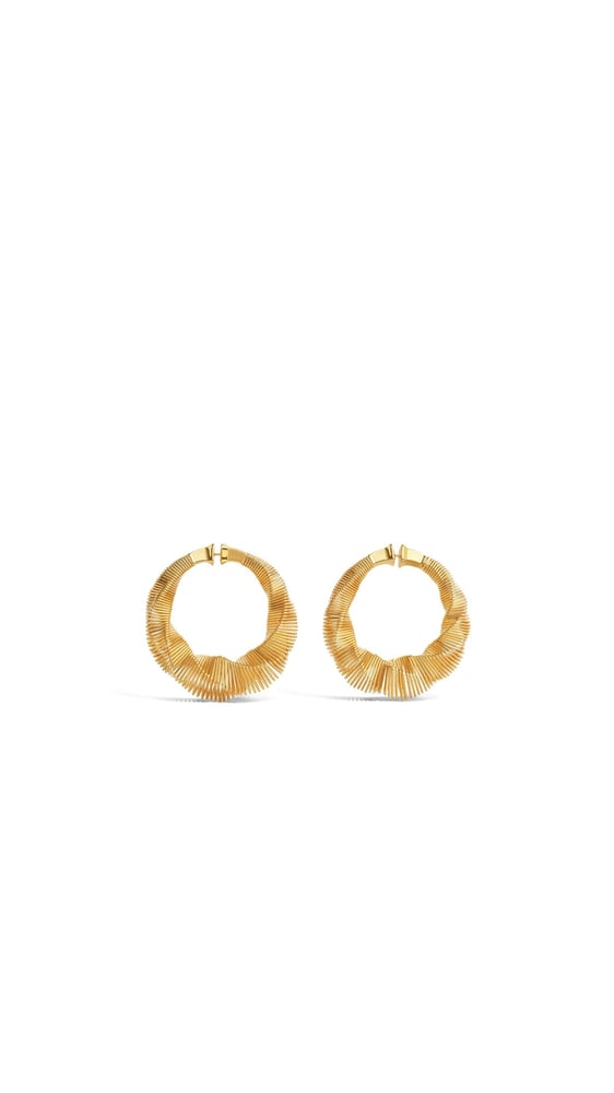 BOUCLES D'OREILLES SQUARE SPIRAL SMALL
