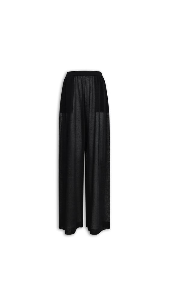 PANTALON FLUIDE EN LIN ET SOIE