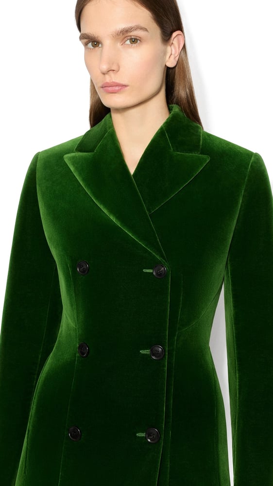 MANTEAU TAILLEUR EN VELOURS
