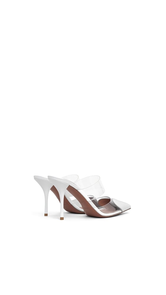 MULES LE CŒUR EN CUIR VERNI