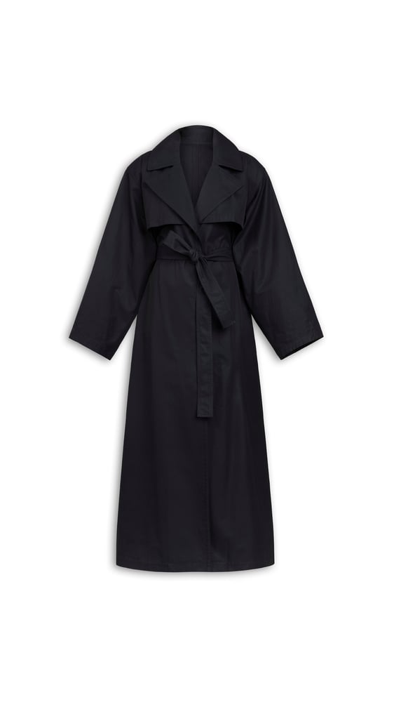 TRENCH-COAT EN COTON SOLARO