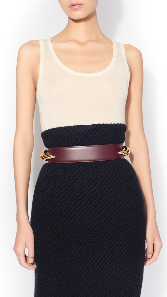 DÉBARDEUR EN LAINE SEMI-TRANSPARENTE