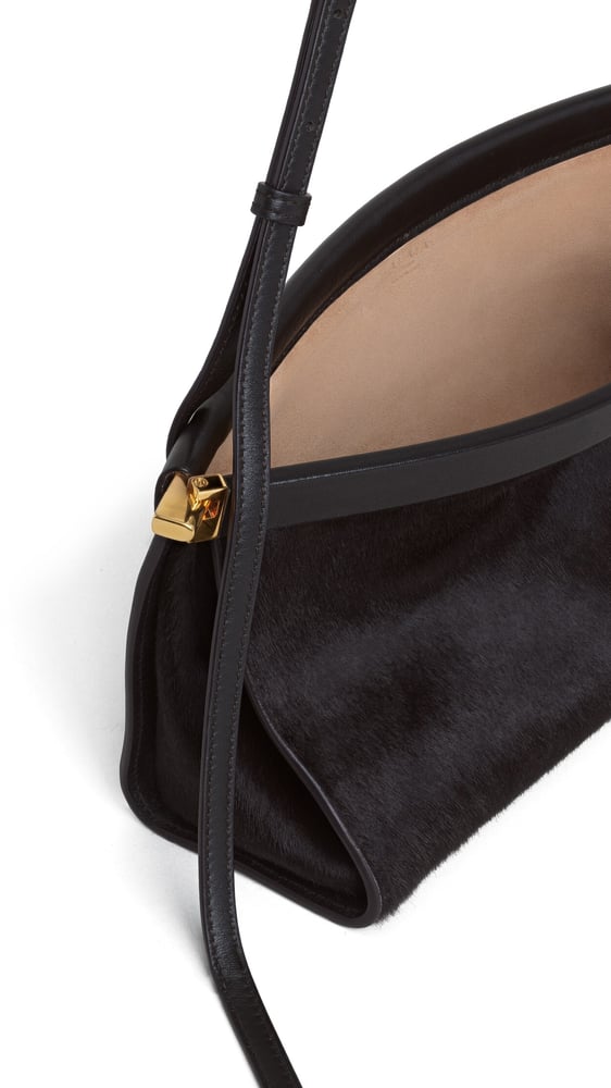 SAC LE CLICK EAST WEST MEDIUM EN CUIR EFFET PONY
