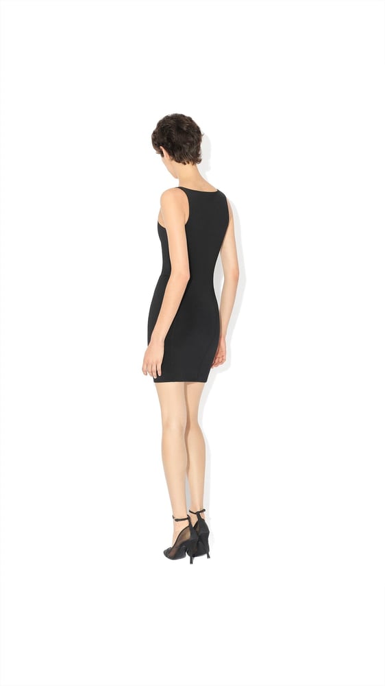 MINI ROBE BODYCON EN MAILLE DE SOIE
