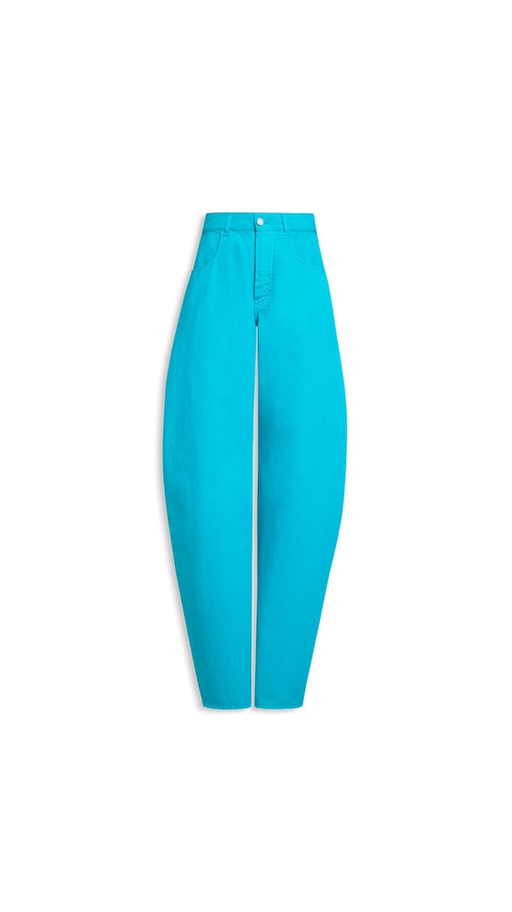 JEAN ROND TAILLE BASSE EN DENIM