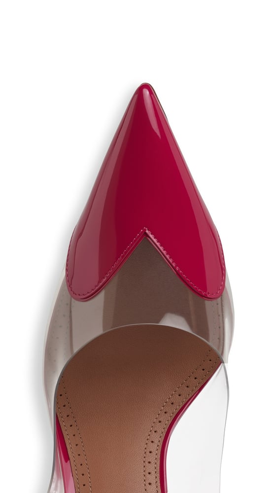 SLINGBACKS LE CŒUR 90 EN CUIR VERNI