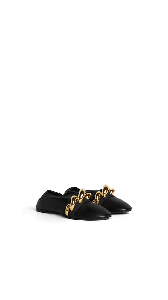 SLIPPERS BIJOU EN CUIR