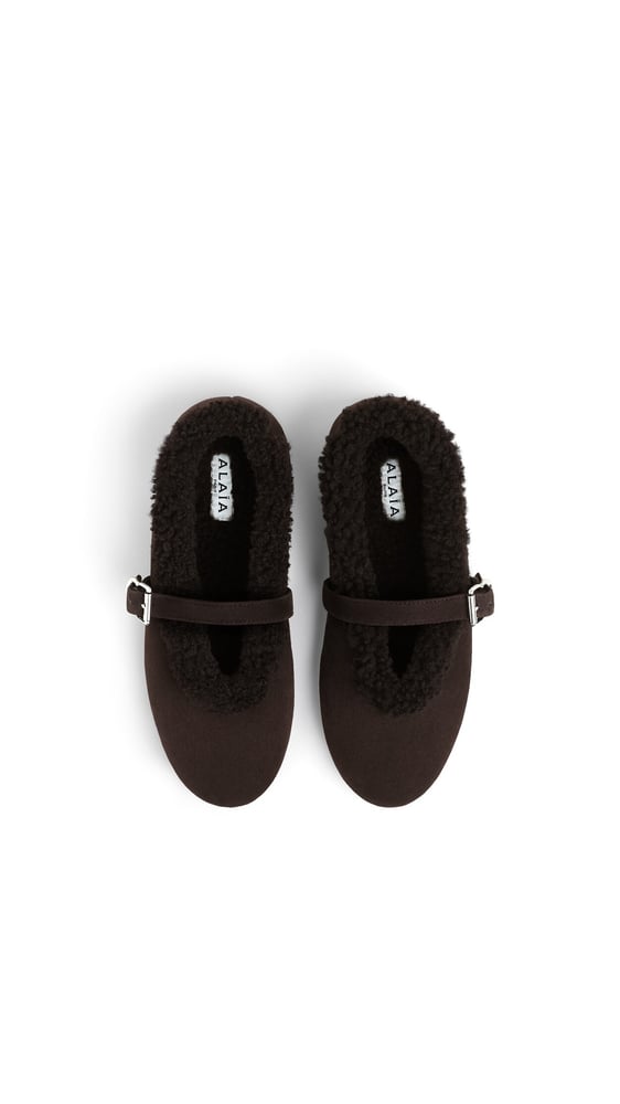 BALLERINES EN SHEARLING