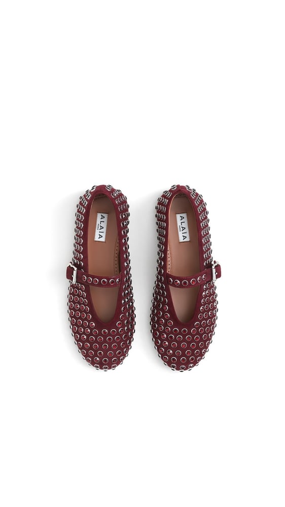 BALLERINES EN SUÈDE À STRASS