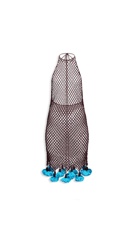 ROBE À FLEURS EN CROCHET