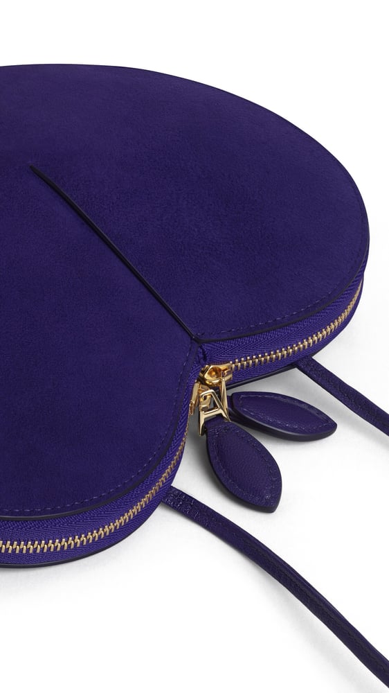SAC LE CŒUR BI-MATIÈRE EN CUIR
