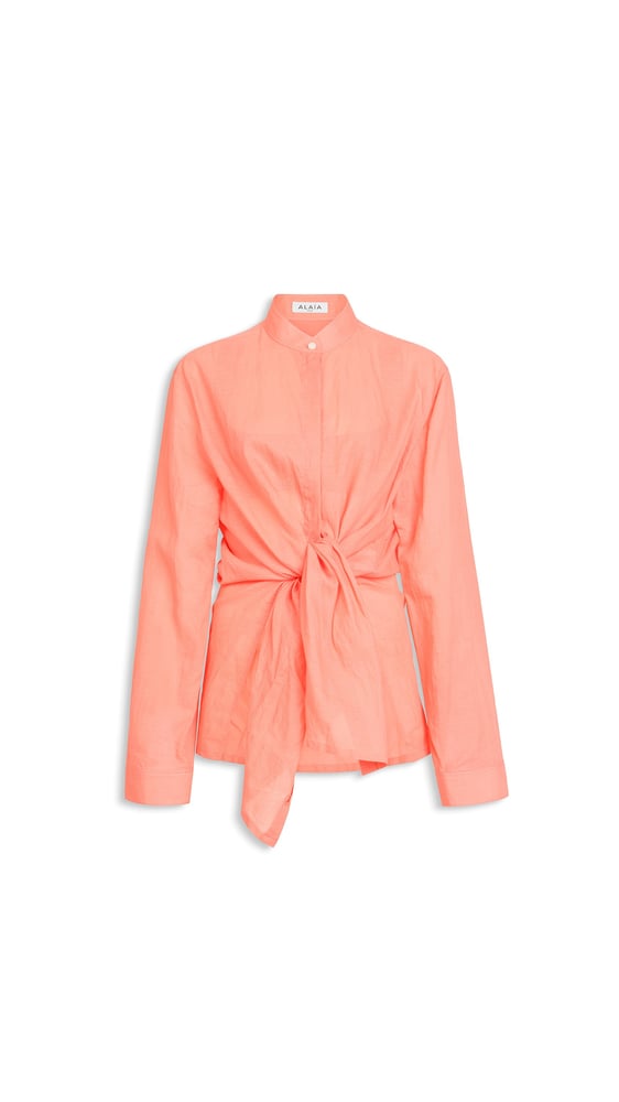 ENSEMBLE CHEMISE EN COTON ET LIN MÉLANGÉ