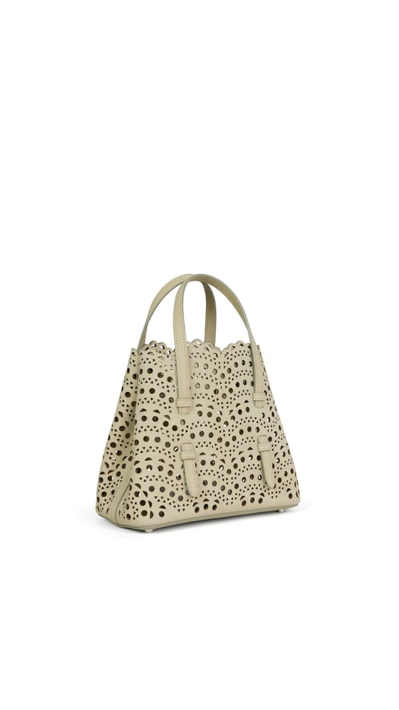 SAC MINA 20 EN NUBUCK VIENNE PERFORÉ