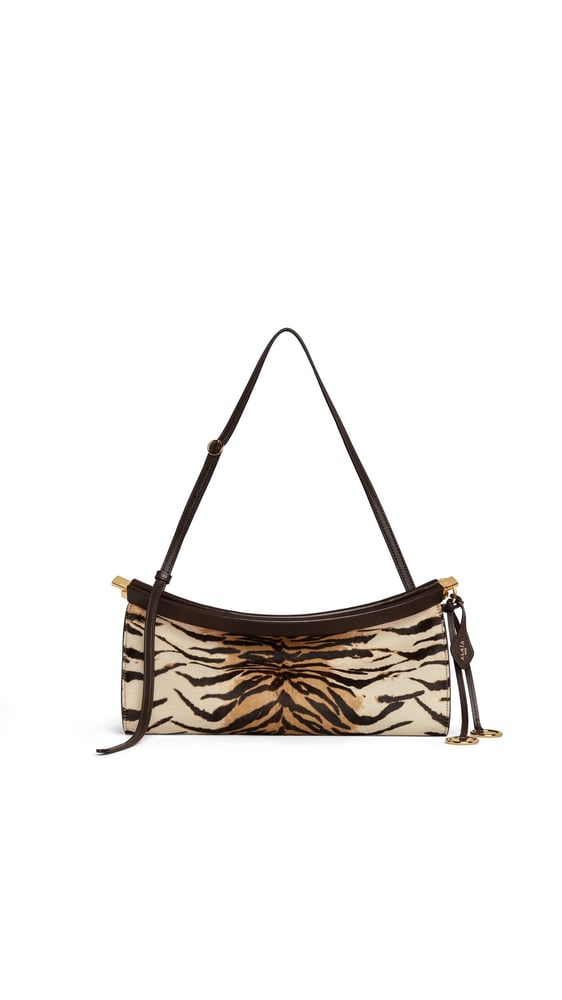 SAC LE CLICK EAST WEST MEDIUM EN CUIR EFFET PONY