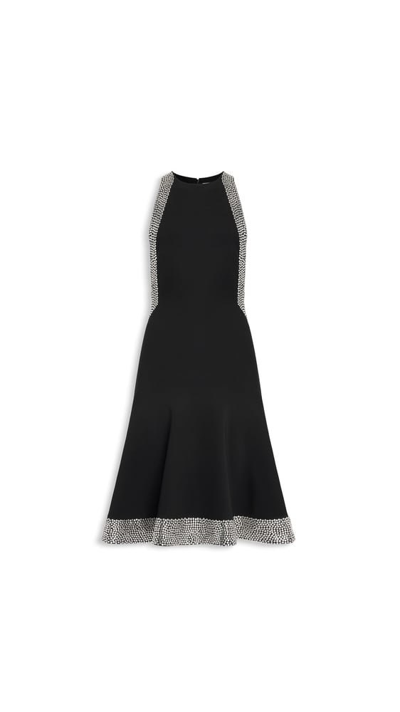 ROBE ÉVASÉE À STUDS
