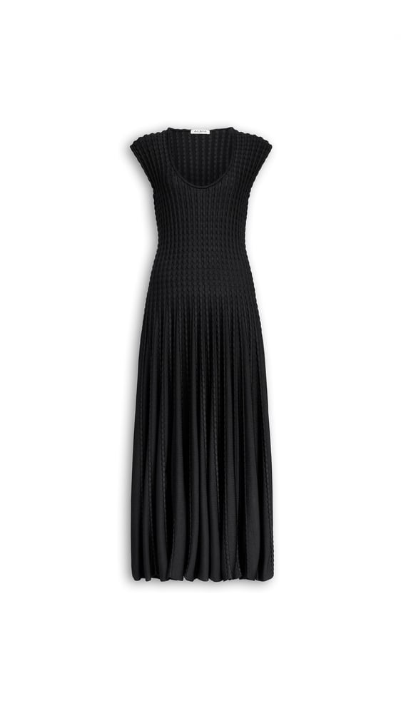 ROBE ÉVASÉE PLISSÉE