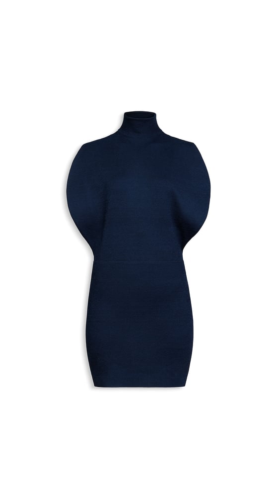 ROBE CINTRÉE EN MAILLE DE SOIE