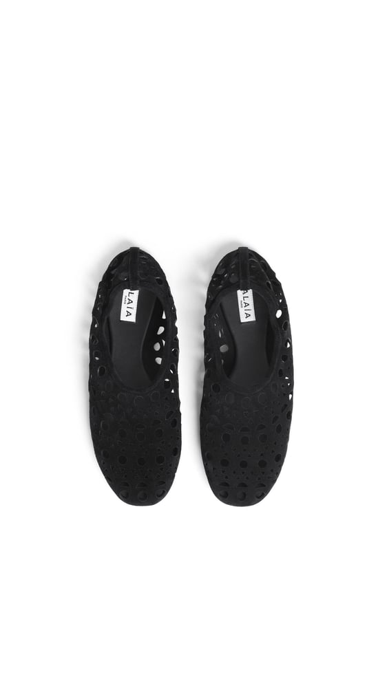 SLIPPERS VIENNE EN CUIR VELOURS
