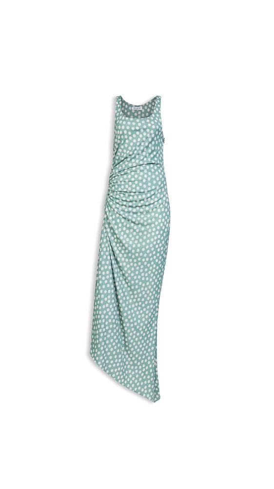 ROBE FRONCÉE À POIS