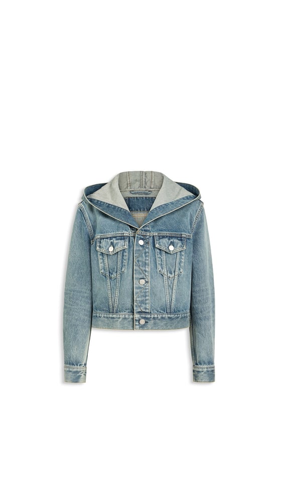 VESTE À CAPUCHE EN DENIM
