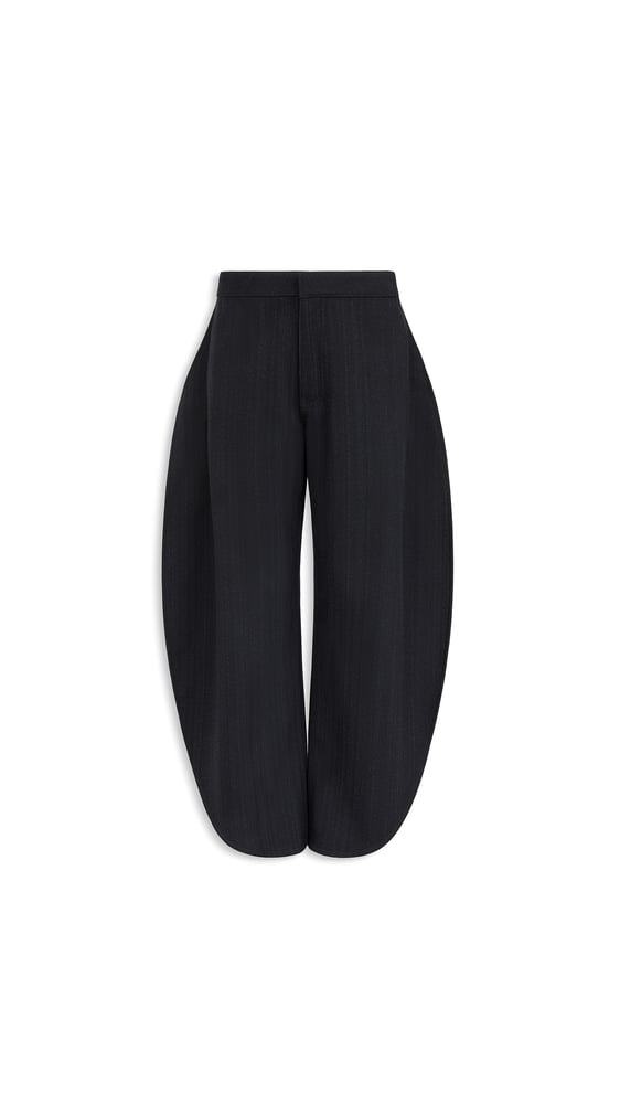 PANTALON PÉTALE EN DENIM DE LAINE