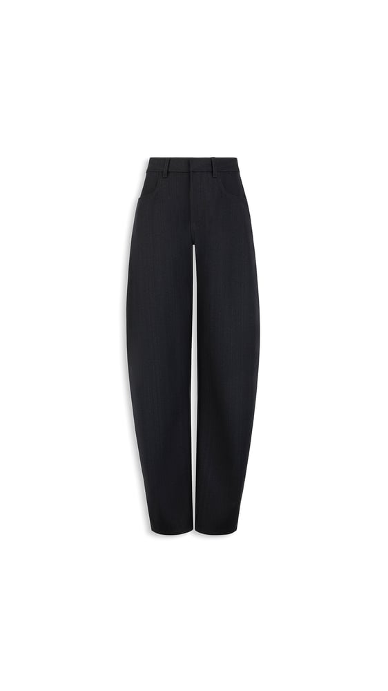 PANTALON ROND EN DENIM DE LAINE