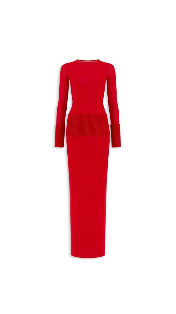 ROBE BODYCON EN MAILLE MÉRINOS
