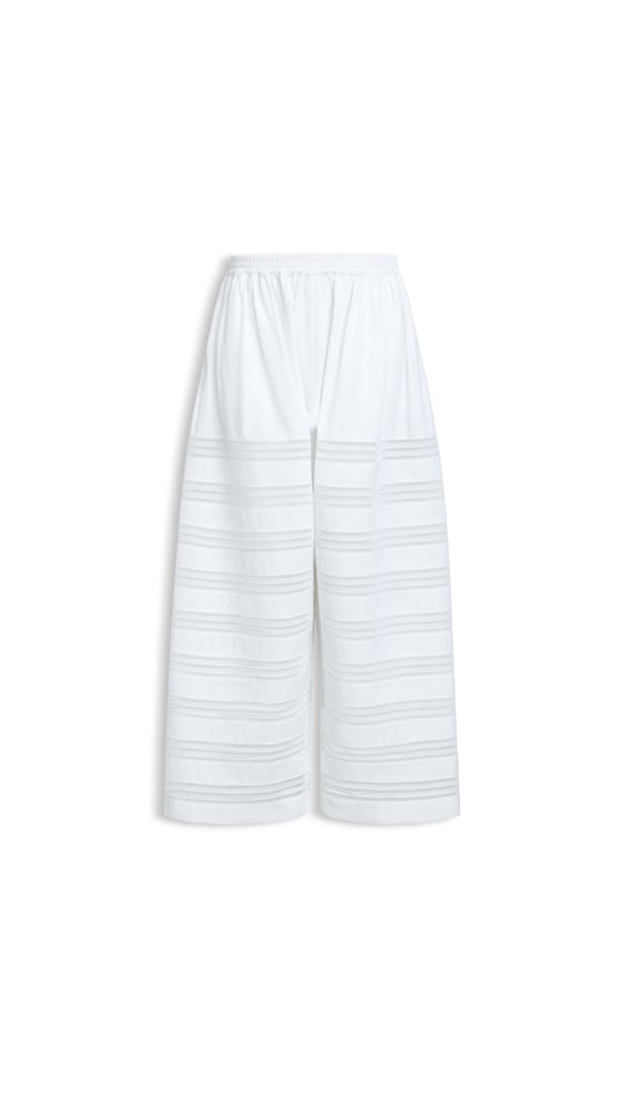 PANTALON ROND EN POPELINE DE COTON