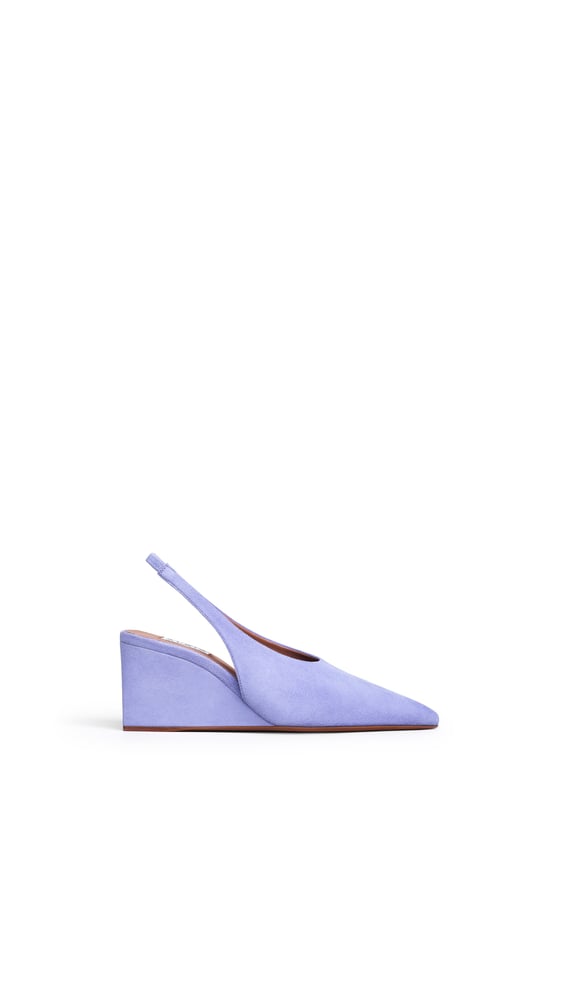 SLINGBACKS CUBE EN SUÈDE