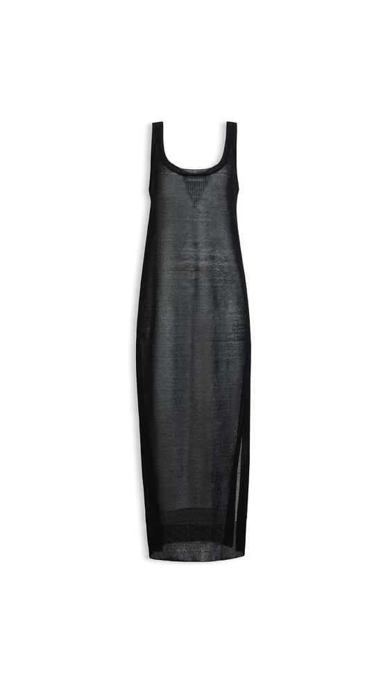 ROBE DÉBARDEUR EN LIN ET SOIE