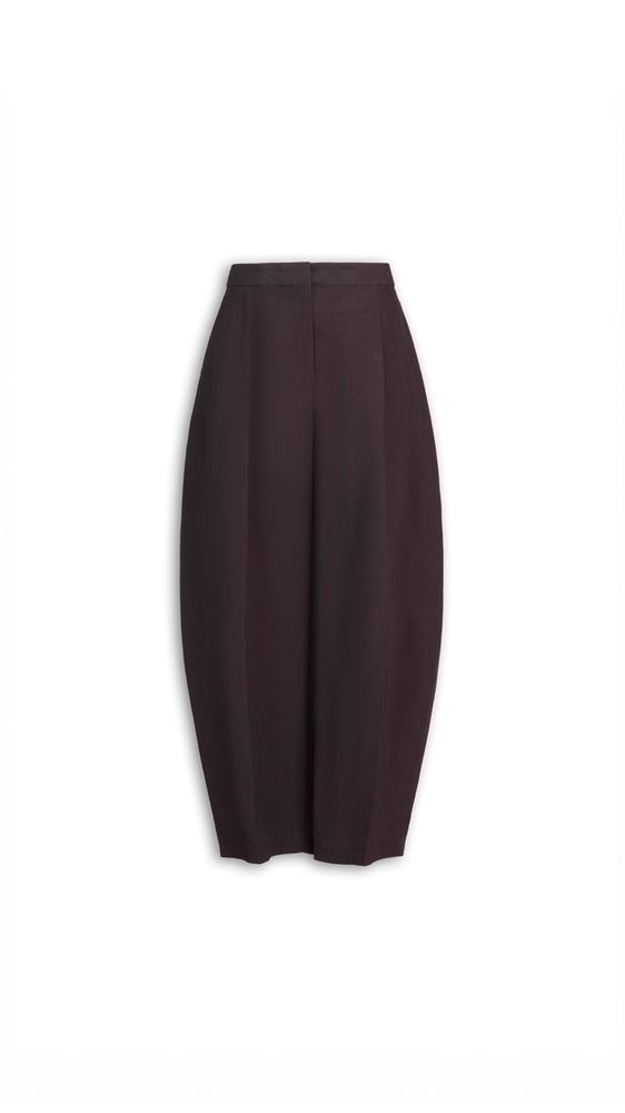 PANTALON ROND EN POPELINE DE COTON