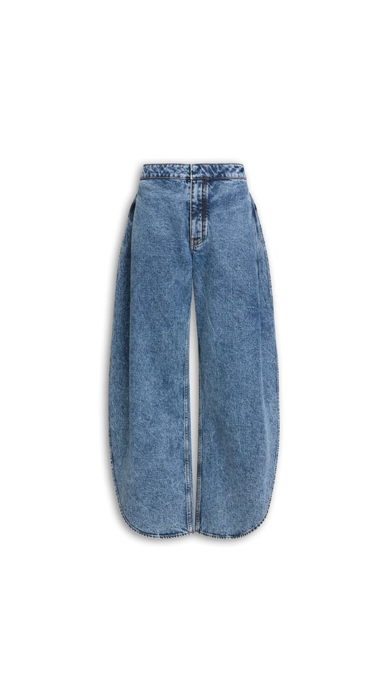 PANTALON PÉTALE EN DENIM