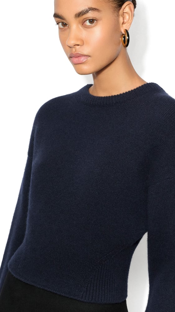 PULL COL ROND EN CACHEMIRE