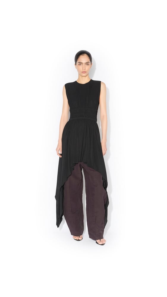PANTALON ROND EN POPELINE DE COTON