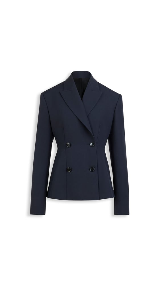 VESTE À DOUBLE BOUTONNAGE EN LAINE