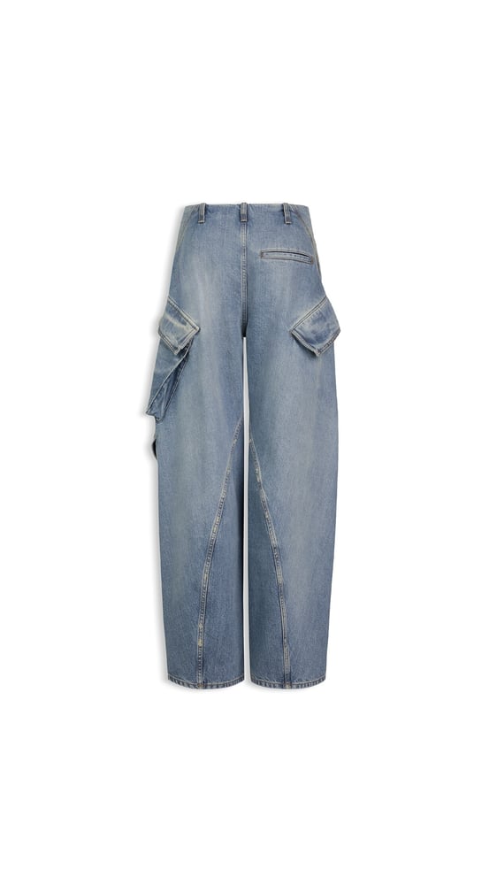 PANTALON CARGO EN DENIM