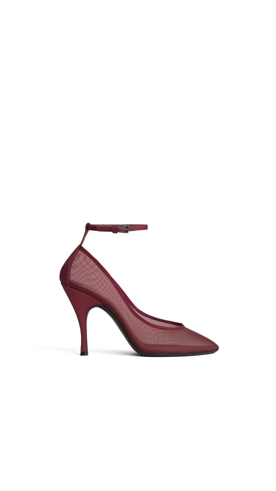ESCARPINS À BRIDE EN TULLE